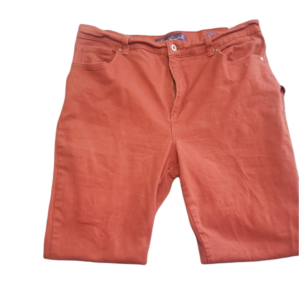 Gloria Vanderbilt Amanda Jeans Coral womens 16 petit